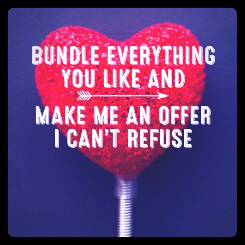 Bundle. Save on shipping. Make offer. Repeat.